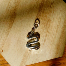 Load image into Gallery viewer, Snake Sterling Silver Charm