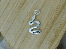 Load image into Gallery viewer, Snake Sterling Silver Charm