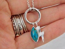 Load image into Gallery viewer, Lightening Bolt Sterling Silver Charm