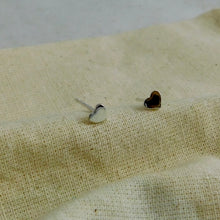 Load image into Gallery viewer, Shiny Heart Sterling Silver Studs