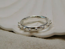 Load image into Gallery viewer, Chunky Dotty Sterling Silver Ring
