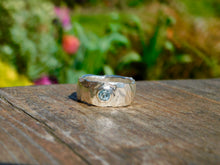 Load image into Gallery viewer, Chunky Geometric Topaz Sterling Silver Ring