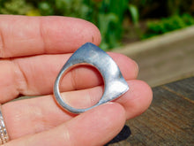 Load image into Gallery viewer, Wave Statment Sterling Silver Ring