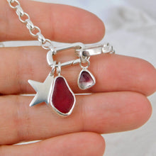 Load image into Gallery viewer, Pink Tourmaline Sterling Silver Charm