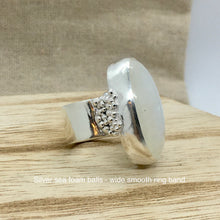 Load image into Gallery viewer, Made To Order Triple Sea Glass Sterling Silver Cuff Ring