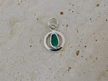Load image into Gallery viewer, Green Tourmaline Sterling Silver Charm