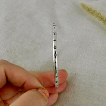 Load image into Gallery viewer, Made To Order Aztec Stamped Sterling Silver Bangle