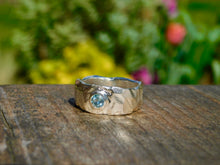Load image into Gallery viewer, Chunky Geometric Topaz Sterling Silver Ring