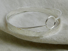 Load image into Gallery viewer, Chunky Interlocking Sterling Silver Bangle