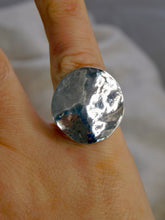 Load image into Gallery viewer, Made to Order Organic Disc Sterling Silver Ring