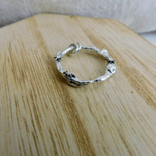 Load image into Gallery viewer, Molten North Star Hoop Sterling Silver Pendant