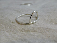 Load image into Gallery viewer, Made To Order Arch Sterling Silver Stacking Ring