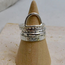Load image into Gallery viewer, Made To Order Arch Sterling Silver Stacking Ring