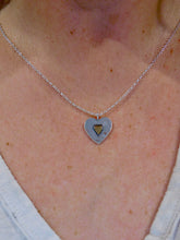Load image into Gallery viewer, Gold filled Heart Sterling Silver Pendant