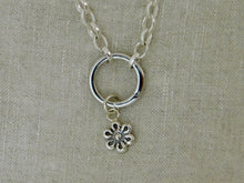 Load image into Gallery viewer, Chunky Flower Sterling Silver Charm