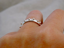 Load image into Gallery viewer, Chunky Dotty Sterling Silver Ring