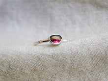 Load image into Gallery viewer, Made to Order Watermelon Tourmaline Sterling Silver Stacking Ring