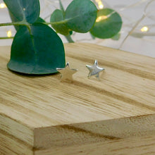 Load image into Gallery viewer, Large Star Sterling Silver Studs