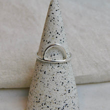Load image into Gallery viewer, Made To Order Arch Sterling Silver Stacking Ring