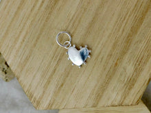 Load image into Gallery viewer, Dotty Heart Sterling Silver Charm