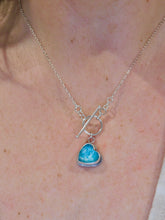 Load image into Gallery viewer, Azamonite Sterling Silver Toggle Necklace