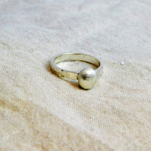 Load image into Gallery viewer, Made To Order Brushed Pebble Sterling Silver Stacking Ring