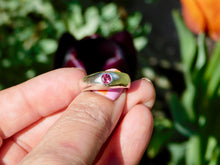 Load image into Gallery viewer, Statement Rhodolite Garnet Sterling Silver Ring