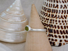 Load image into Gallery viewer, Yellow Sea Glass Sterling Silver Ring