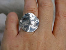 Load image into Gallery viewer, Made to Order Organic Disc Sterling Silver Ring
