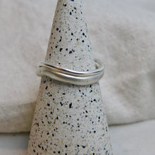 Load image into Gallery viewer, Organically Shaped Double Sterling Silver Ring Set