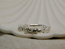 Load image into Gallery viewer, Organic Mini Dots Sterling Silver Ring