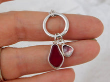 Load image into Gallery viewer, Pink Tourmaline Sterling Silver Charm