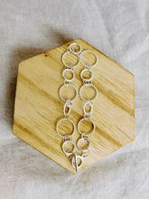 Load image into Gallery viewer, Sterling Silver Multi Beaded and Smooth Link Bracelet