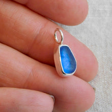 Load image into Gallery viewer, Made To Order Simple Sea Glass Sterling Silver Pendant