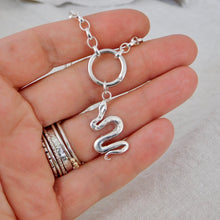 Load image into Gallery viewer, Snake Sterling Silver Charm