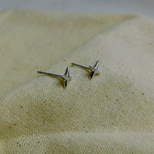 Load image into Gallery viewer, Four Point Star Sterling Silver Studs