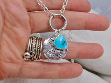Load image into Gallery viewer, Turquoise Sterling Silver Charm