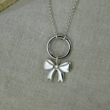 Load image into Gallery viewer, Bow Sterling Silver Charm