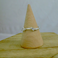 Load image into Gallery viewer, Rainbow Moonstone Sea Foam Sterling Silver Ring