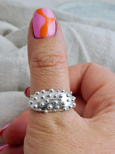 Load image into Gallery viewer, Dotty Statement Sterling Silver Ring