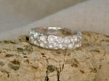 Load image into Gallery viewer, Surface Of The Moon Sterling Silver Ring