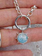 Load image into Gallery viewer, Larimar Sterling Silver Charm