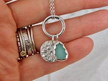 Load image into Gallery viewer, Reticulated Disc Sterling Silver Charm