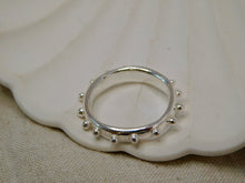 Load image into Gallery viewer, Chunky Dotty Sterling Silver Ring