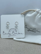 Load image into Gallery viewer, Star Sterling Silver Dangles