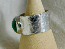 Load image into Gallery viewer, Statement Emerald Sterling Silver Ring