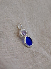Load image into Gallery viewer, Cobalt Sea Glass Sterling Silver Charm