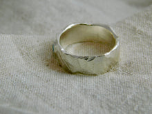 Load image into Gallery viewer, Chunky Geometric Topaz Sterling Silver Ring