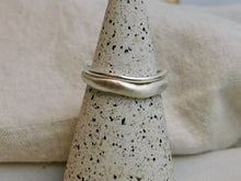 Load image into Gallery viewer, Organically Shaped Double Sterling Silver Ring Set