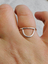 Load image into Gallery viewer, Made To Order Arch Sterling Silver Stacking Ring